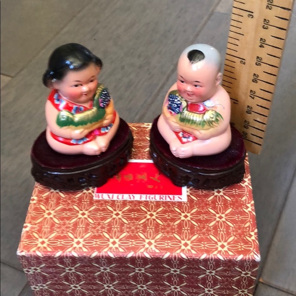 Girl & boy figurines. - Picture 3 of 5